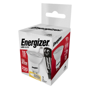 Żarówka Energizer S8821 LED GU10 3,6W / trzonek GU10 / 3000K / 255 lm / 15000h