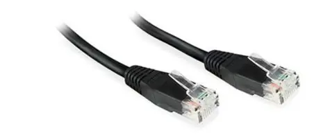 MicroConnect CAT6 U/UTP 0,25 m czarny / PVC