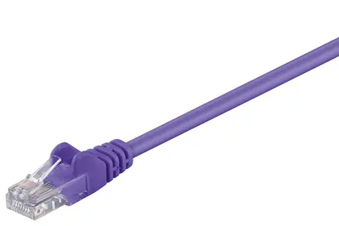 MicroConnect CAT5e U/UTP 0,25 m fioletowy / PVC