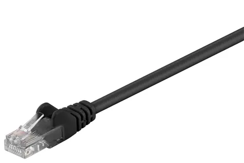 MicroConnect CAT5e U/UTP 2m CCA czarny / PVC