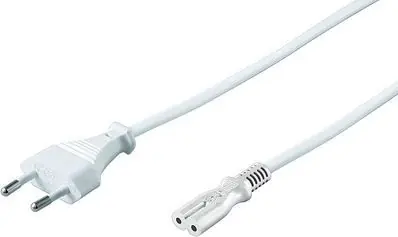 Przewód zasilający MicroConnect EU C - C7 1,5 m biały