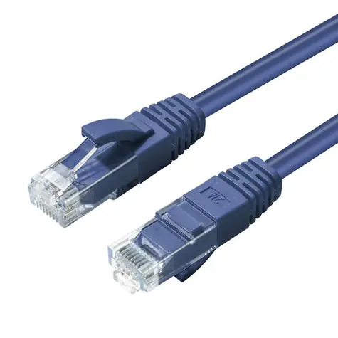 MicroConnect CAT6 U/UTP 0,2m niebieski / LSZH