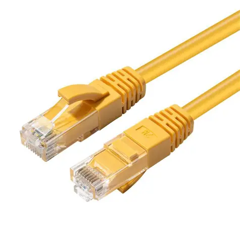 MicroConnect CAT6 U/UTP 0,2m żółty / LSZH