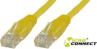 MicroConnect CAT5e U/UTP 1m żółty / PVC 