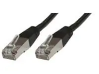 MicroConnect CAT5e F/UTP 2m czarny / PVC