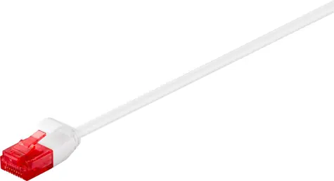 MicroConnect CAT6 U/UTP SLIM 0,5 m biały / PVC