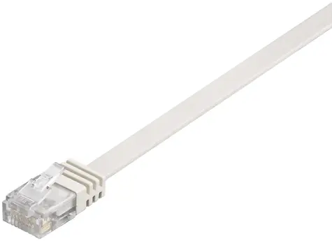 MicroConnect CAT6 U/UTP FLAT 0,25m biały / PVC