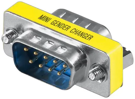 Adapter MicroConnect Mini Gender DB9 M/M