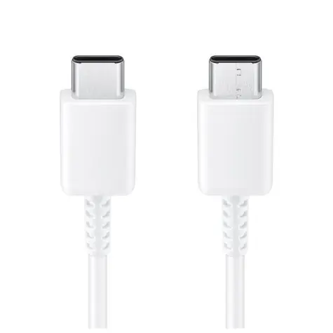 Kabel do transmisji danych Samsung Type C - Type C 3A 1,8m biały (w torbie)