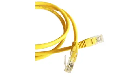 MicroConnect CAT5e U/UTP 7,5 m żółty / PVC