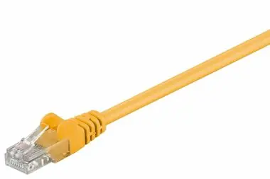 MicroConnect CAT5e U/UTP 5m żółty / PVC