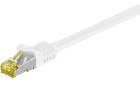 Kabel krosowy MicroConnect CAT7 S/FTP 1m biały / LSZH