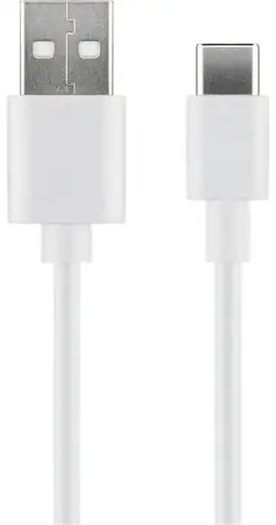 Kabel MicroConnect USB C (M) - USB2.0 A (M) 3M biały / 480Mbit/s