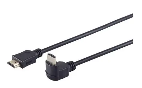 Kabel połączeniowy MicroConnect HDMI 1.4 (M) - HDMI 1.4 (M) kąt 270° 1m czarny