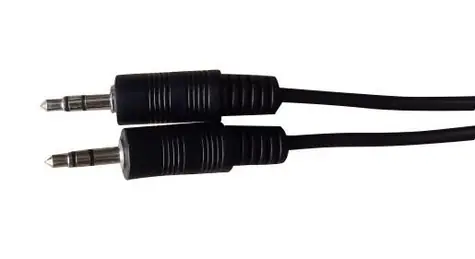 Kabel audio MicroConnect Slim 3-pinowy Jack 3,5 mm - Jack 3,5 mm 10 m czarny