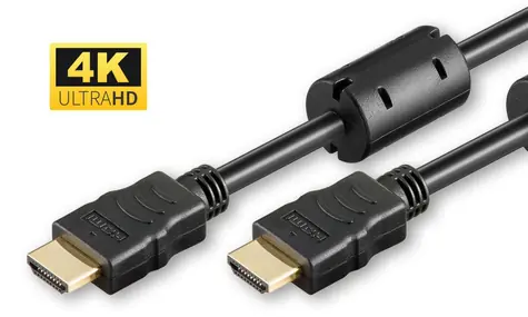Kabel połączeniowy MicroConnect HDMI 1.4 (męski) - HDMI 1.4 (męski) 3M czarny / rdzenie ferrytowe