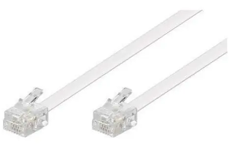 Kabel MicroConnect Modular RJ11 6P/4C 15m biały 
