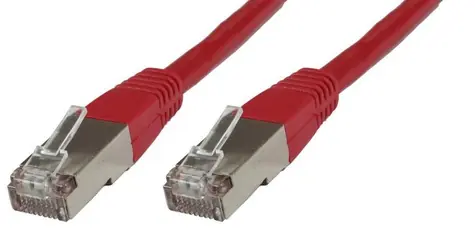 MicroConnect CAT6 F/UTP 15m czerwony / PVC