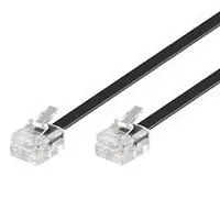 Kabel MicroConnect Modular RJ11 (M) - RJ11 (M) 15m czarny 