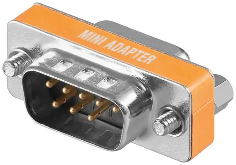 MicroConnect Mini Gender Adapter DB9 M/F Null Modem