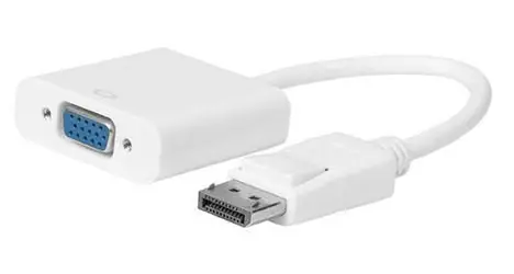 Adapter MicroConnect Active DisplayPort 1.2 (M) - VGA biały