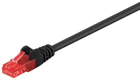 MicroConnect CAT6 U/UTP 15m czarny / LSZH