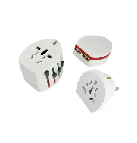 MicroConnect SKROSS WORLD adapter Dual USB biały 