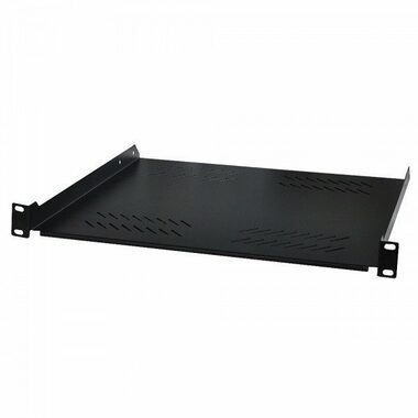 Xtendlan CPOLIC1U28-B Półka 280mm czarna / uniwersalna / 1U / nośność 25kg
