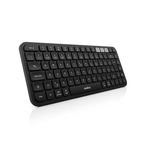 Niceboy OFFICE K30X BT czarny / klawiatura bezprzewodowa / układ CZ&SK / klucz USB 2,4 GHz / Bluetooth / 2x AAA