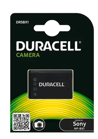 Bateria Duracell - DRSBX1 do Sony NP-BX1 / czarna / 950mAh / 3.7V