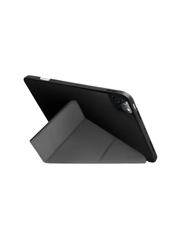 Antybakteryjne Etui Ochronne UNIQ Transforma do Apple iPad Pro 12.9 (2021) - EBONY (Czarny)