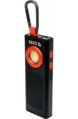 Lampa robocza YATO YT-08557 z głośnikiem / 5W / 500lm / funkcja powerbanku / BT 