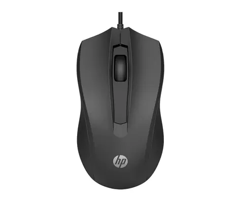 Mysz HP 100 czarna / przewodowa / optyczna / 1600 dpi / USB