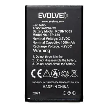 Bateria Evolveo do telefonów komórkowych EasyPhone XG