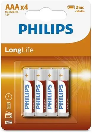 Baterie Philips AAA Long Life - 4 szt