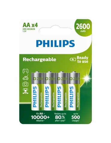Akumulatorki Philips AA - 4 szt