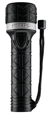 Philips SFL5200/10 / Latarka / 25 lm / poświata do 60m / 2x AA 