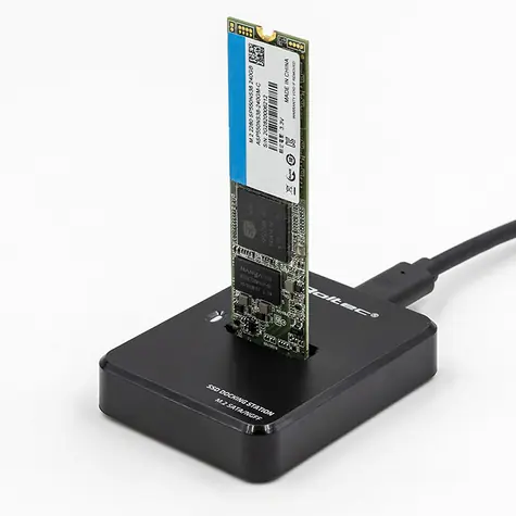 Qoltec 50314 Stacja dokująca do dysku SSD M.2 SATA NGFF USB 3.1