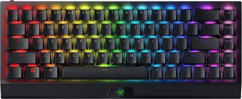Razer BlackWidow V3 Mini HyperSpeed żółty przełącznik US czarny / klawiatura do gier / mechaniczne / BT / Razer żółte przełączniki
