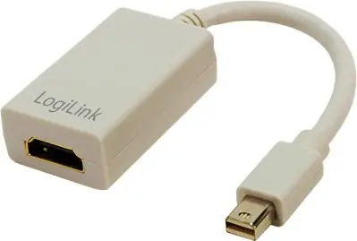 Adapter LogiLink CV0036A Mini DisplayPort (M) - HDMI (F). 