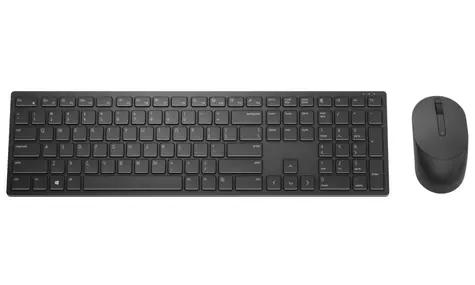 DELL KM5221W CZ/SK czarny / Bezprzewodowy zestaw klawiatury i myszy / Układ CZ/SK / Odbiornik USB 2,4 GHz
