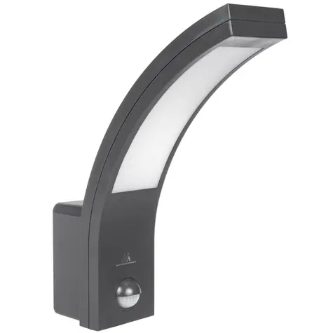 Lampa zewnętrzna LED Maclean MCE244G / 10W / czujnik ruchu / IP54 / 750 lm