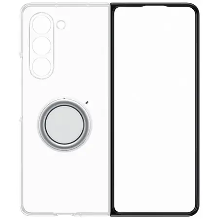 Samsung Clear Gadget Case Ochronne etui ze zdejmowanym uchwytem do Samsung Galaxy Z Fold5 przezroczyste