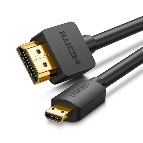 Ugreen Micro HDMI - Kabel HDMI (MM) 4K 3D 2m czarny
