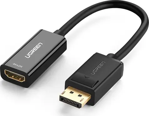 Ugreen MM137 Redukcja DisplayPort (M) - HDMI (F) 0,25 m czarny