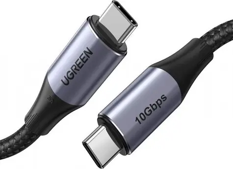 Ugreen US355 Kabel USB-C 3.1 Gen.2 (M) - USB-C 3.1 Gen.2 (M) 1 m czarny / 5A / 100W / 4K / 10Gbps