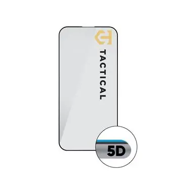 Szkło Tactical Glass Shield 5D do Apple iPhone 15 Pro w kolorze czarnym