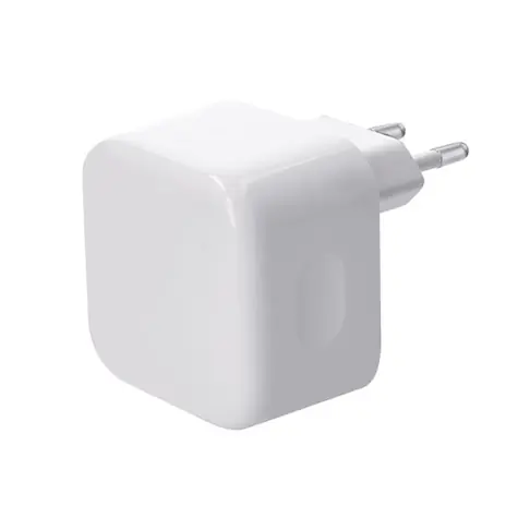 Adapter szybkiego ładowania Solight DC73 biały / 2x USB-C / 36W