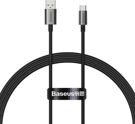Baseus P10320102114-00 Kabel USB-A (M) - USB-C (M) 1 m czarny / 100W