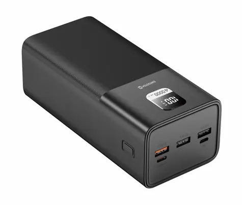 Swissten 22013941 40000 mAh czarny / Power Bank / 5 V / 3 A / USB-C i USB i micro-USB
